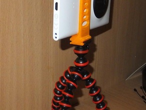 1020 kar jobi gorillapod adaptörü kamera monte edin nokia 3d print model - Mito3D