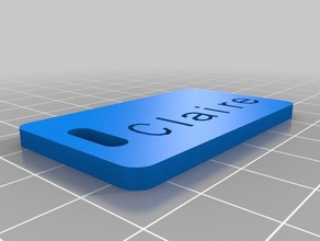 claire organizzazione personalizzato 3d print model - Mito3D