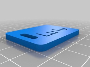 lulu organización personalizado 3d print model - Mito3D
