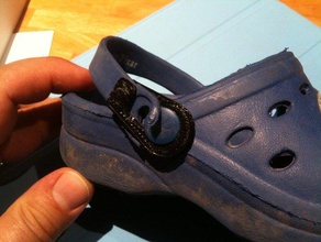 crocs como peças de reparo substituição sapatos 3d print model - Mito3D