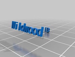 wildwood ib 8 anelli personalizzato 3d print model - Mito3D