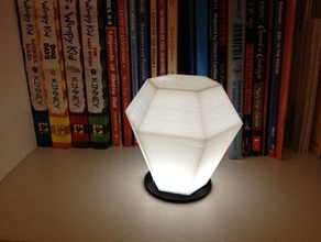 brillo you crazy diamond la electrónica lámpara de escritorio el led mesa 3d print model - Mito3D