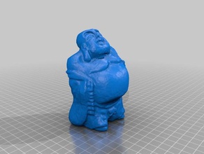 buddha art makerbotdigitizer scan 3d print model - Mito3D