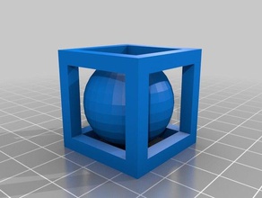 ball ina box other 3d print model - Mito3D