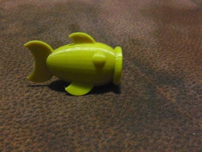 fish topper animals onsuchafullsea pencil toy 3d print model - Mito3D
