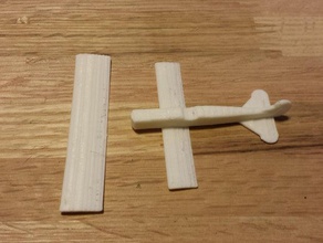 avion biplan les jouets jeux 3d print model - Mito3D