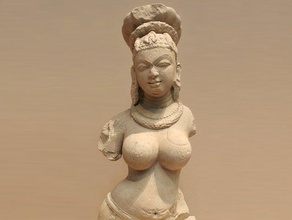 busto feminino da divindade varreduras réplicas met3d conheci o museu escultura de pedra mulher 3d print model - Mito3D
