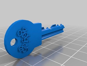 key replacement parts customized 3d print model - Mito3D