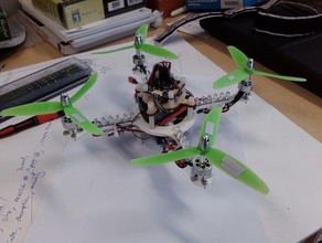 micro quadrocopter frame landing gear rc vehicles 3d print model - Mito3D