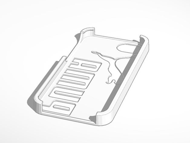puma iphone 5 casecover móveis 5c anos 3D print model - Mito3D