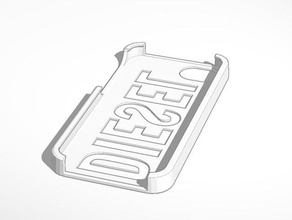 diesel iphone 5 casecover móvil 5c 5s 3d print model - Mito3D