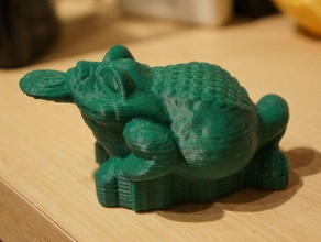 3 pattes de crapaud fengshui créature animaux 3d réplicateur scan 3d print model - Mito3D