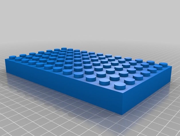 büyük lego tuğla oyuncak oyun aksesuarlar özelleştirilmiş 3D print model - Mito3D