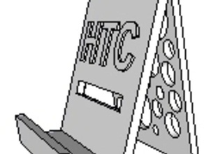 htc stand mobile téléphone 3d print model - Mito3D