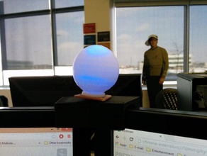 led globe diy arduino pomodoro rgb sphere 3d print model - Mito3D