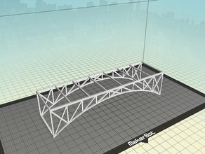 bridge model 8th grade project engineering 3d print model - Mito3D