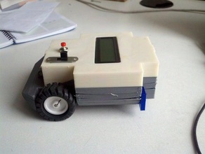 bluetooth rc car robotics android atmel openscad pololu processing 3d print model - Mito3D