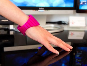 flexible de la pulsera v44 pulseras 3d print model - Mito3D