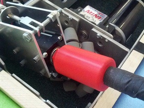 tube mount bag motor transmission robotics first frc 3d print model - Mito3D