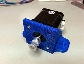 simple nema 17 stepper motor bracket diy 3d print model - Mito3D