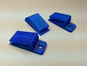 neopixel strip bracket electronics clip 3d print model - Mito3D