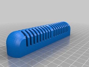 funky grille decor 3d print model - Mito3D