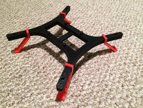 h-quad micro quadcopter iniş takımları rc araç ukarmy04 3d print model - Mito3D