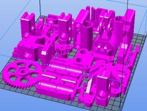 prusa i3 rework build plate 3d printer parts 3d print model - Mito3D