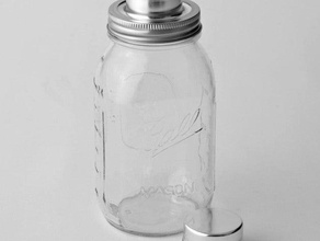 mason jar cocktail shaker cucina pranzo 3d print model - Mito3D