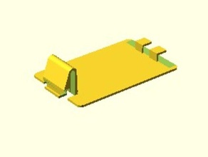 le couvercle de la batterie créateur personnalisable l'électronique pile aaa support customizer 3d print model - Mito3D