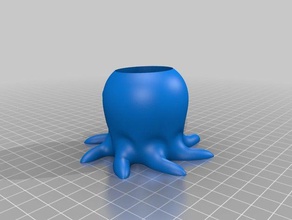 cute octo cup office 3d print model - Mito3D