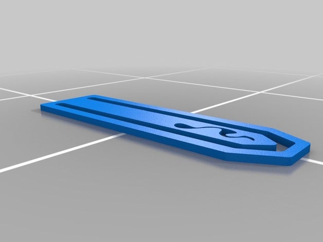 segnalibro ufficio 3D print model - Mito3D