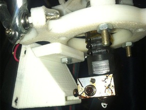 40mm fan mounter rostock mini j-head 3d printer accessories 3d print model - Mito3D