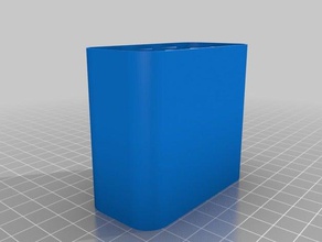 top-gap-Akku-case 18650 vaping-Taschenlampen Container angepasst 3d print model - Mito3D