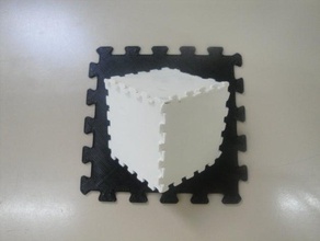 eva1 puzzles 3d de plástico valle restablecer upm 3d print model - Mito3D