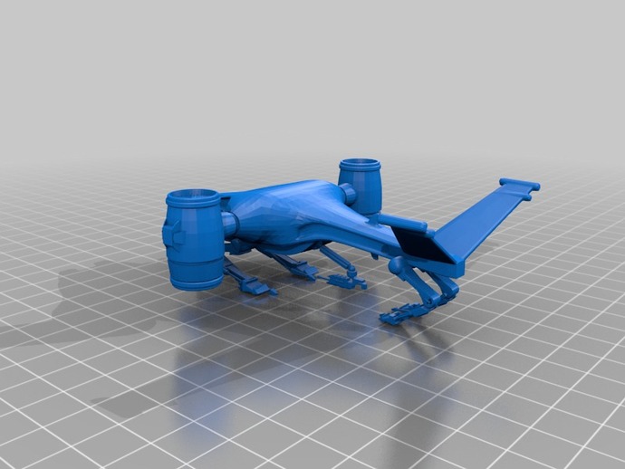 terminator vol hunter killer véhicules 3D print model - Mito3D