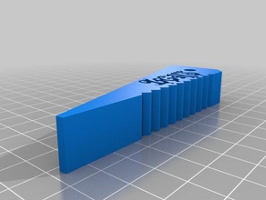 lchs batente de porta mão as ferramentas personalizado 3d print model - Mito3D
