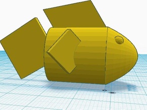 tinkercad Fisch Tiere 3d print model - Mito3D