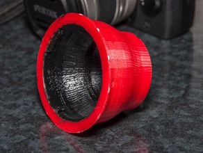 pentax montura k de adaptador cámara 3d print model - Mito3D