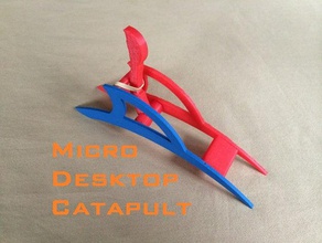 micro desktop catapult models ballista siege 2x replicator weapon 3d print model - Mito3D