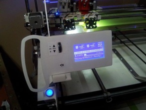 grafik lcd kutusu 3d yazıcı aksesuarlar 3d print model - Mito3D