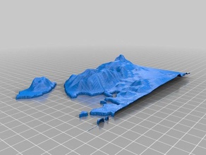 monte esja cerca de reykjavik exploraciones réplicas 3d print model - Mito3D