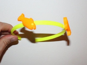 childs headband fish accessories onsuchafullsea 3d print model - Mito3D
