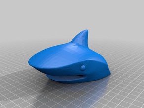 tiburoncin toothpaste squeezer bathroom onsuchafullsea shark 3d print model - Mito3D