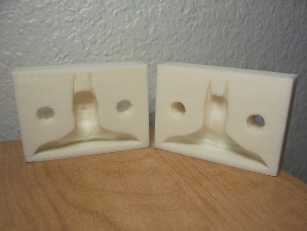 batman bust injection mold people head 3D print model - Mito3D