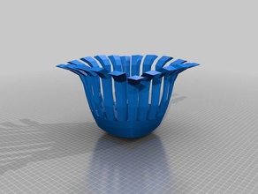 poly semi sphere vase other 3d print model - Mito3D