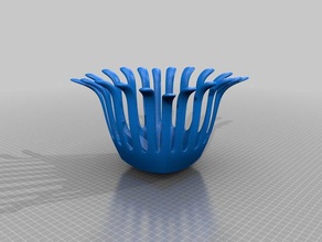 poli semi esfera vaso outros 3d print model - Mito3D