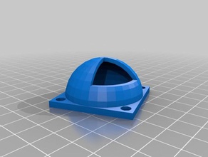 rostock max indestructible scoop ventilador de fácil construir un mejor control del flujo aire 3d la impresora extrusoras 3d print model - Mito3D