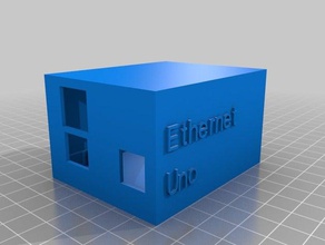 arduino ethernet parti personalizzato 3d print model - Mito3D