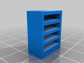 bookshelf modello mobili is318 mrh318 nyupoly 3d print model - Mito3D